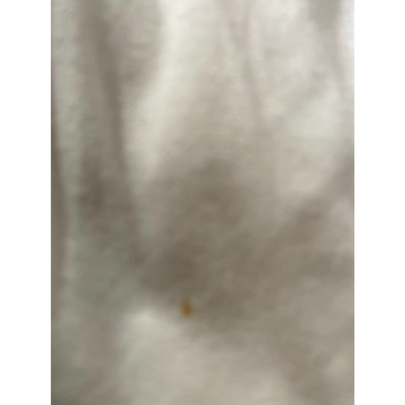 Dating Clothing Ivory Jersey and Chiffon Beaded Sleeveless Blouse Size Medium - Picture 6 of 12